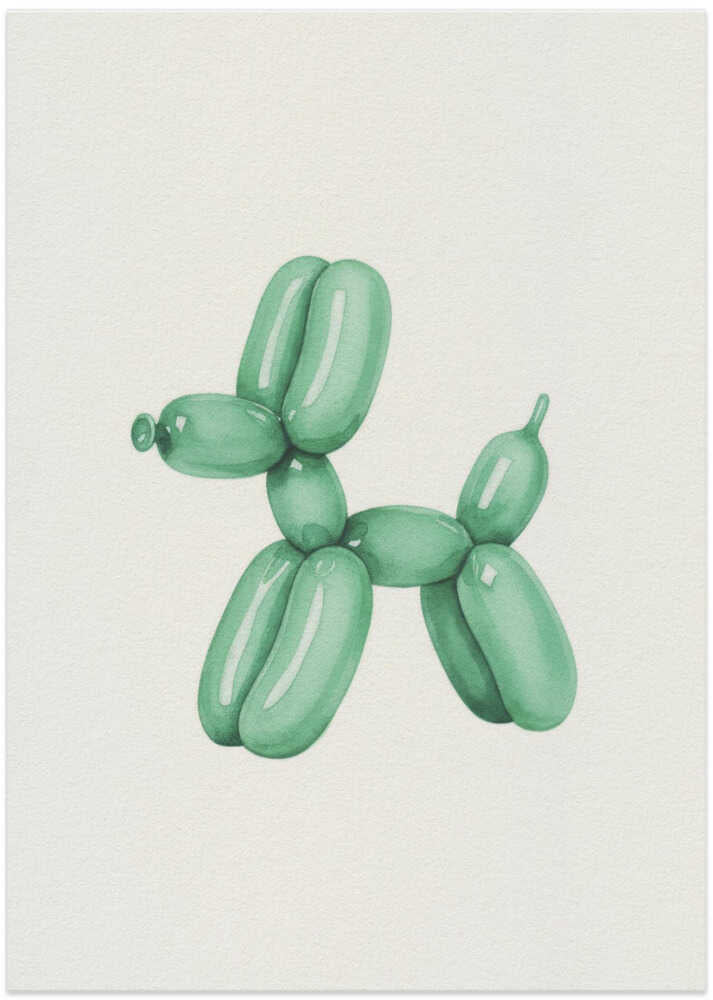 Green Balloon Dog – B2B