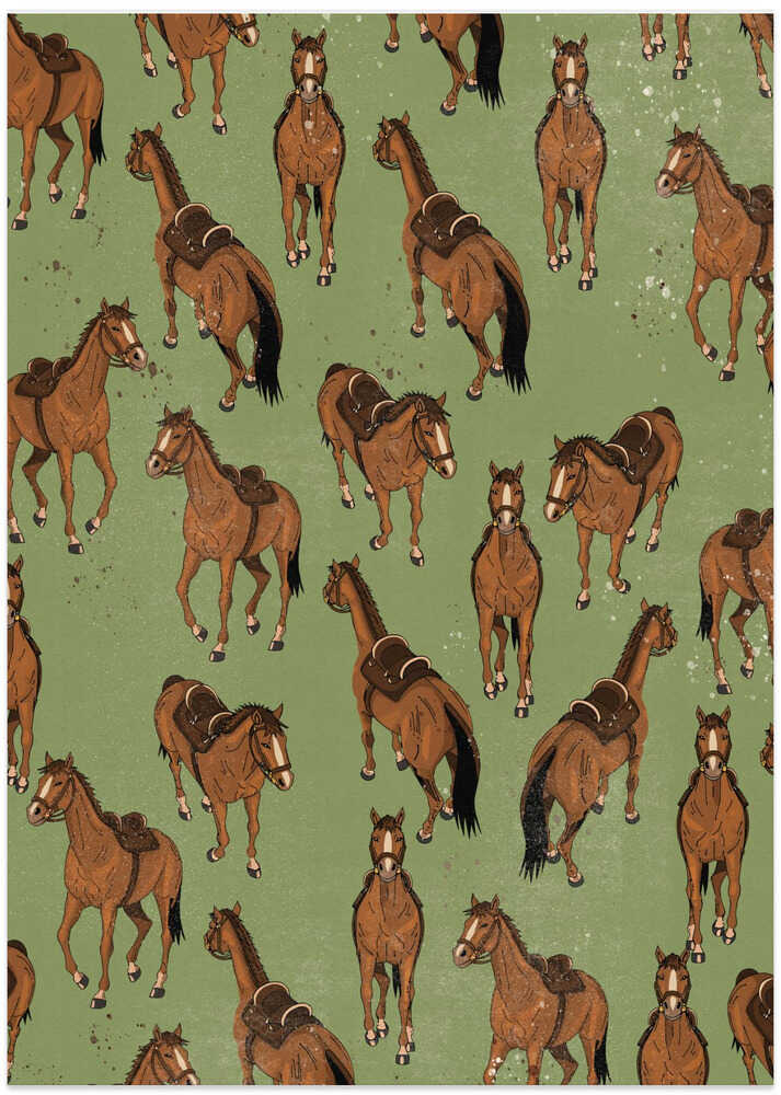 Vintage Horse Pattern – B2B