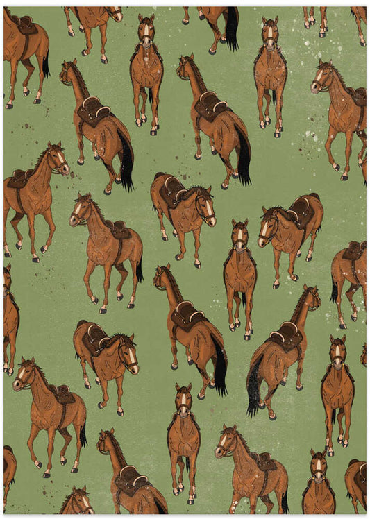 Vintage Horse Pattern – B2B